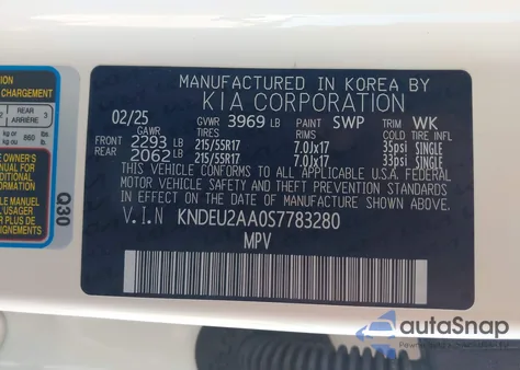 2025 Kia Seltos S из США, поврежденный, VIN KNDEU2AA0S7783280